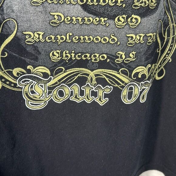 Kid Rock Tour 07 Faded Black Band Tee Concert Shirt size M Medium - Picture 5 of 7